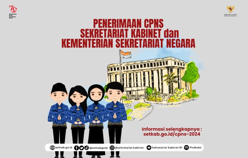 Buruan Daftar Setkab Dan Kemensetneg Buka Pendaftaran CPNS Tahun 2024