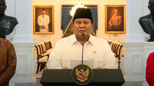 Simak Pernyataan Lengkap Presiden RI Prabowo Subianto Menyikapi Situasi Terkini