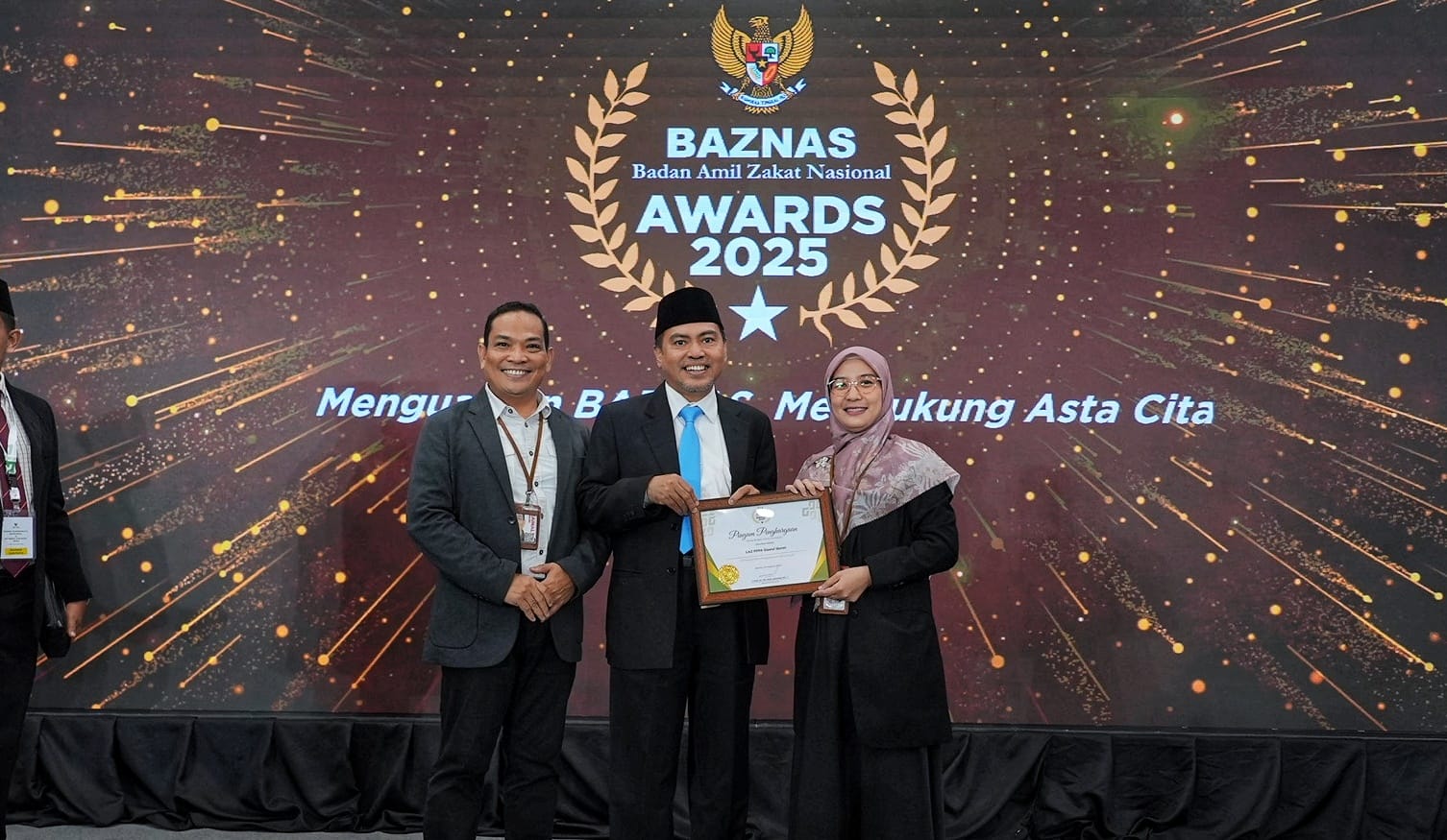 Laznas PPPA Raih Penghargaan BAZNAS Award 2025