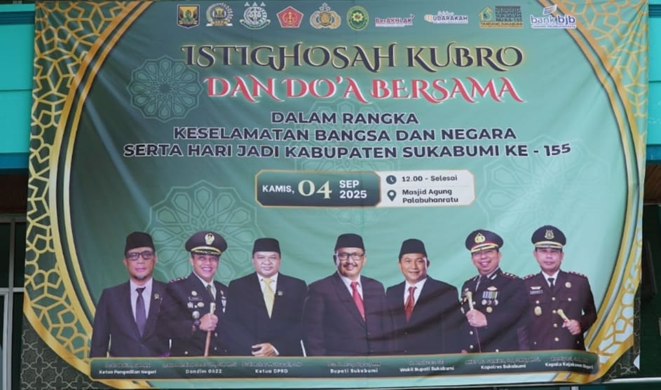 155 Tahun Kabupaten Sukabumi, Ketua DPRD Hadiri Istighosah Kubro
