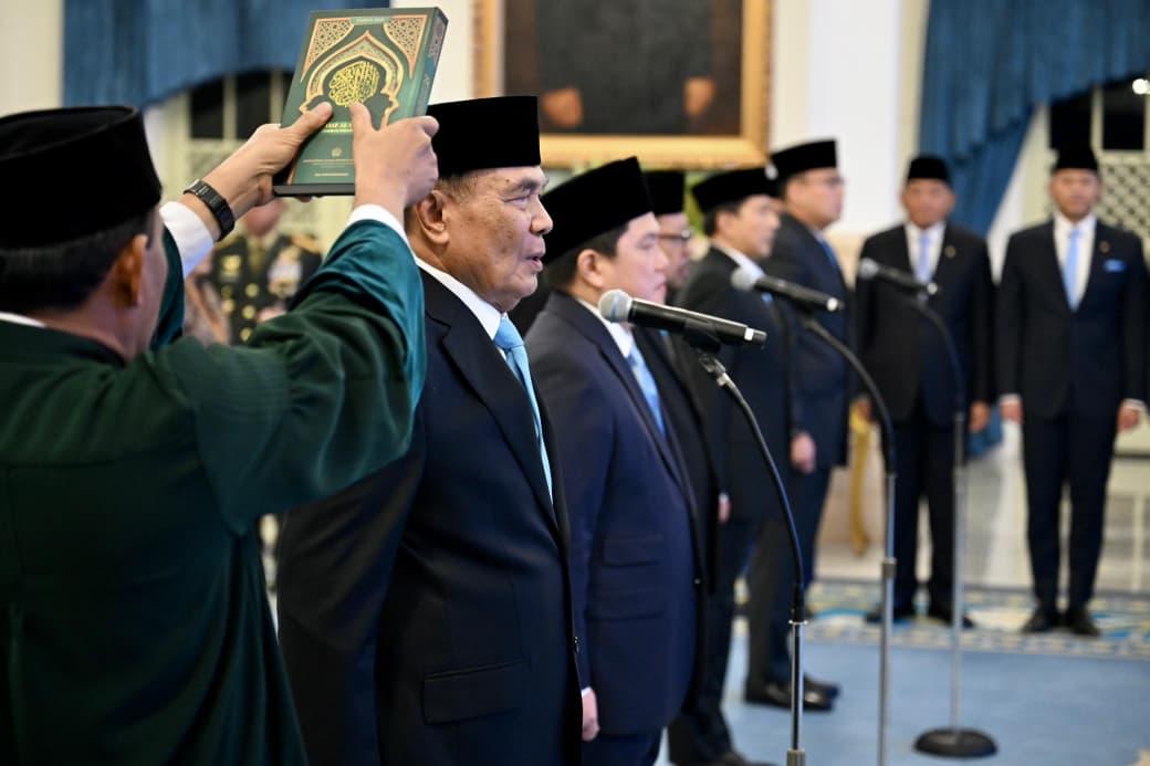 Djamari Chaniago Jadi Menkopolkam, Erick Thohir Digeser Jadi Menpora