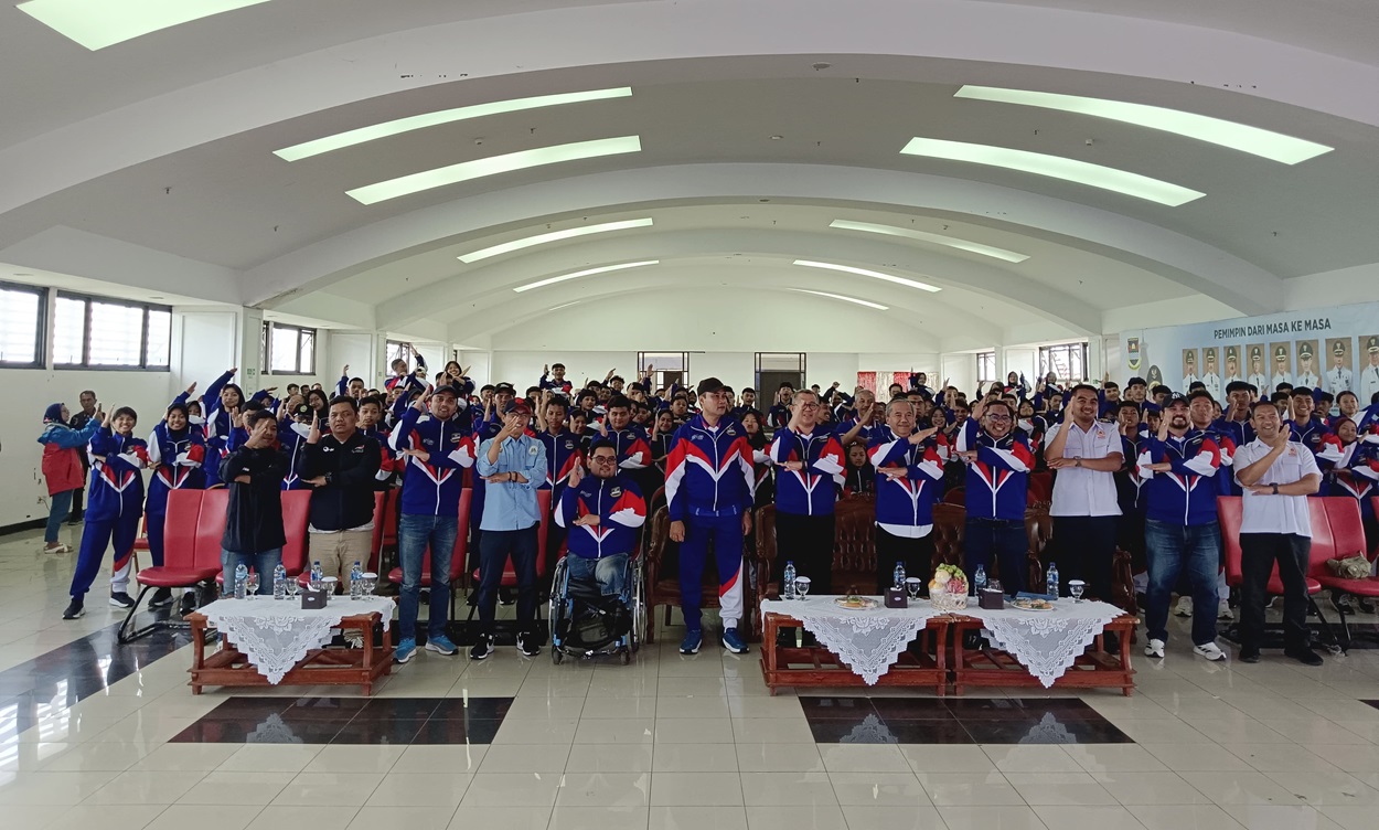 Wabup Bandung Barat, Lepas Kontingen POPDA dan Atlet Pepaparda VII