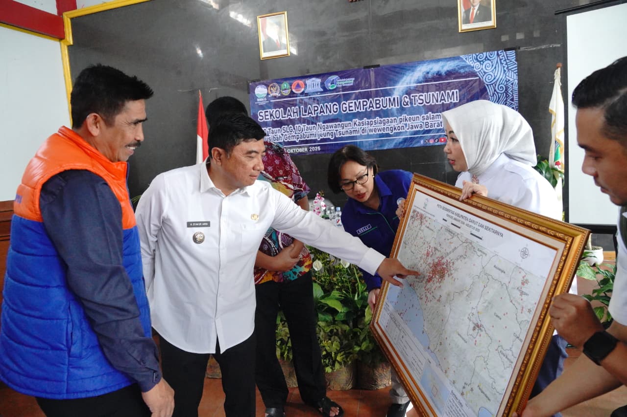 Garut Jadi Lokasi Sekolah Lapang Gempabumi dan Tsunami BMKG 