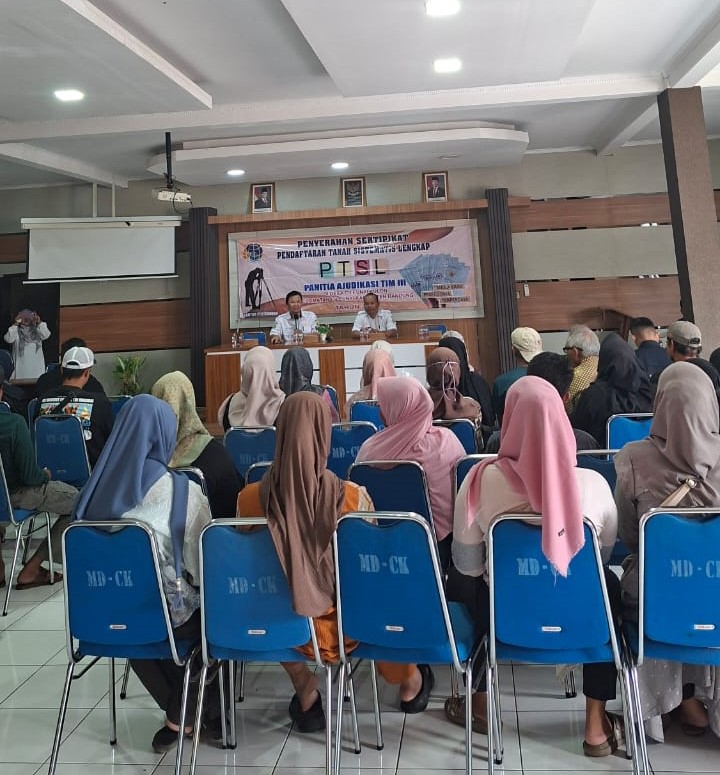 Kantor ATR/BPN Kabupaten Bandung Targetkan Sertifikt PTSL Tuntas Akhir 2025