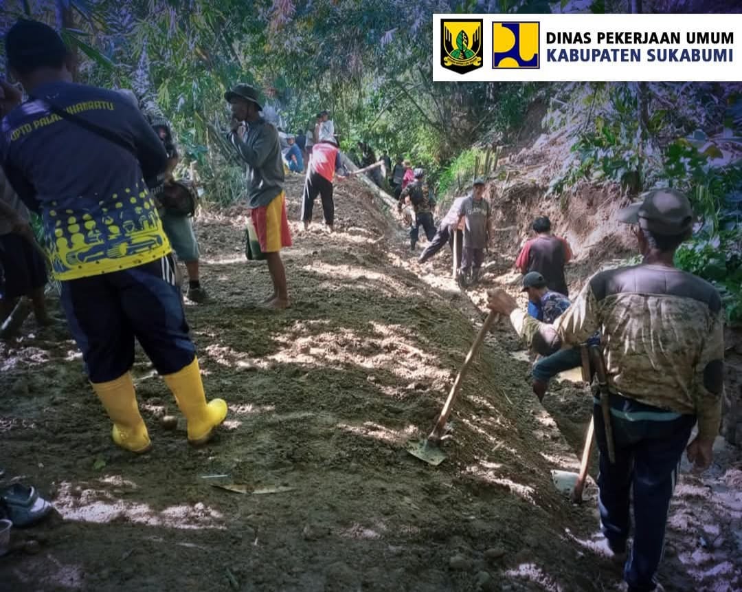 Kepala UPTD PU Palabuhanratu : Sejumlah Jaringan Irigasi Rusak Akibat Air Besar