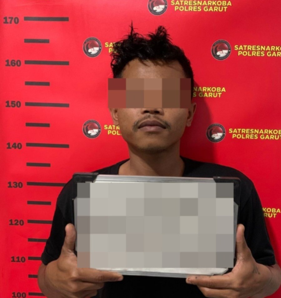 Satresnarkoba Polres Garut Ringkus Pengedar Sabu Jaringan Cilawu
