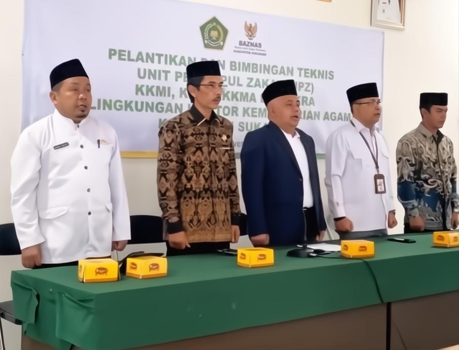 Baznas Kabupaten Sukabumi Lantik Pengurus UPZ, KKRA, KKMI, KKMTs, dan KKMA