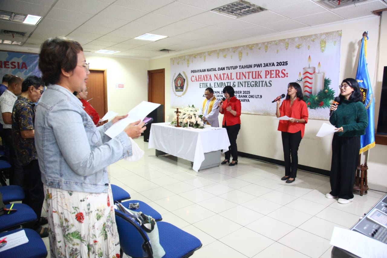 Natal Bersama PWI Jaya, Sampaikan Berita yang Membawa Kedamaian 