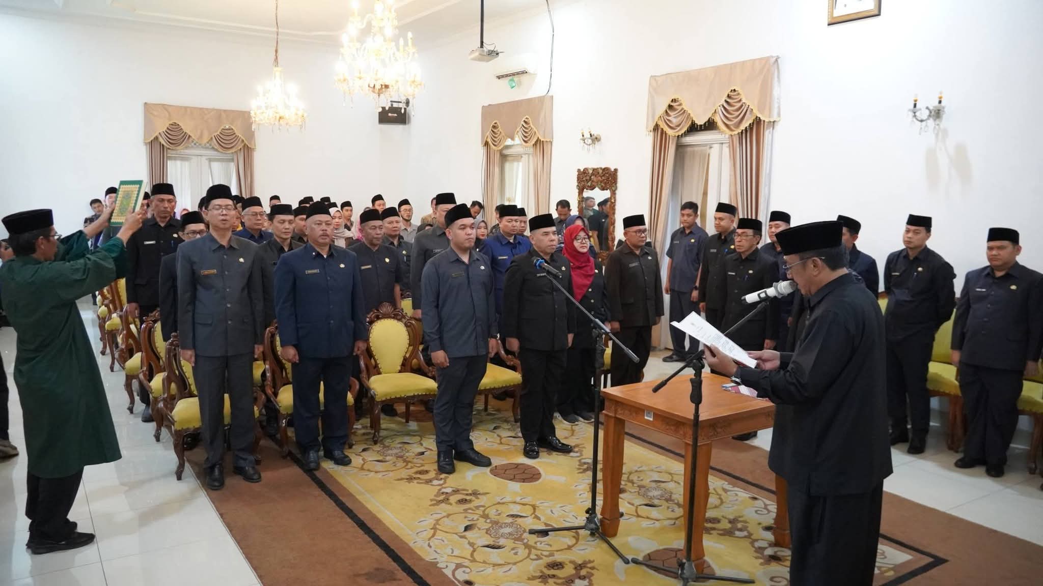 Bupati Sukabumi Kukuhkan Jabatan Manajerial di Lingkungan Pemkab