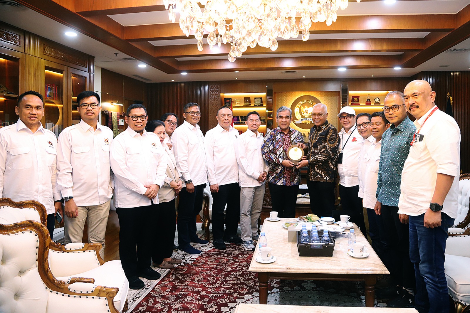 Audiensi dengan PWI, Ahmad Muzani: Hati Saya Tetap Wartawan 