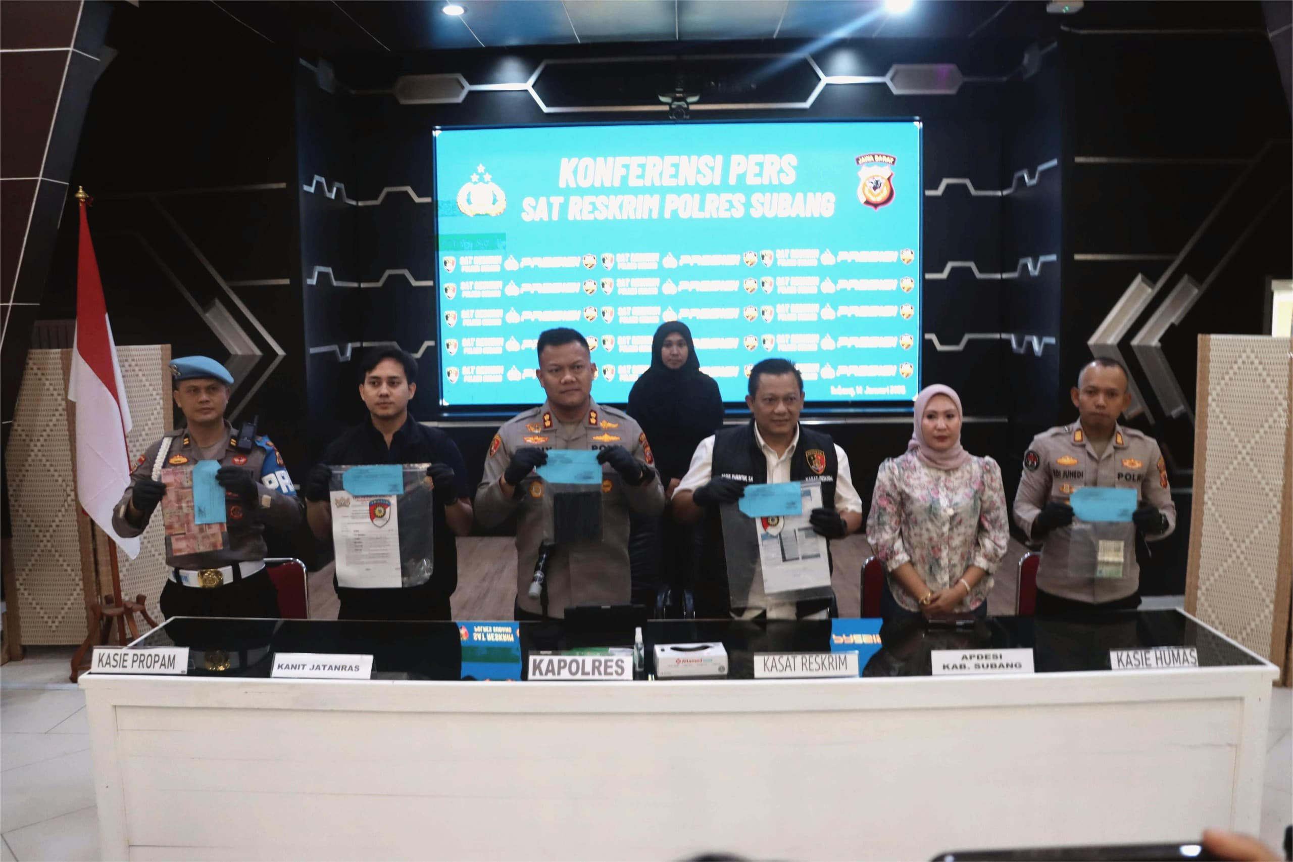 Peras Kepala Desa, Oknum Anggota LSM Kena OTT Polres Subang