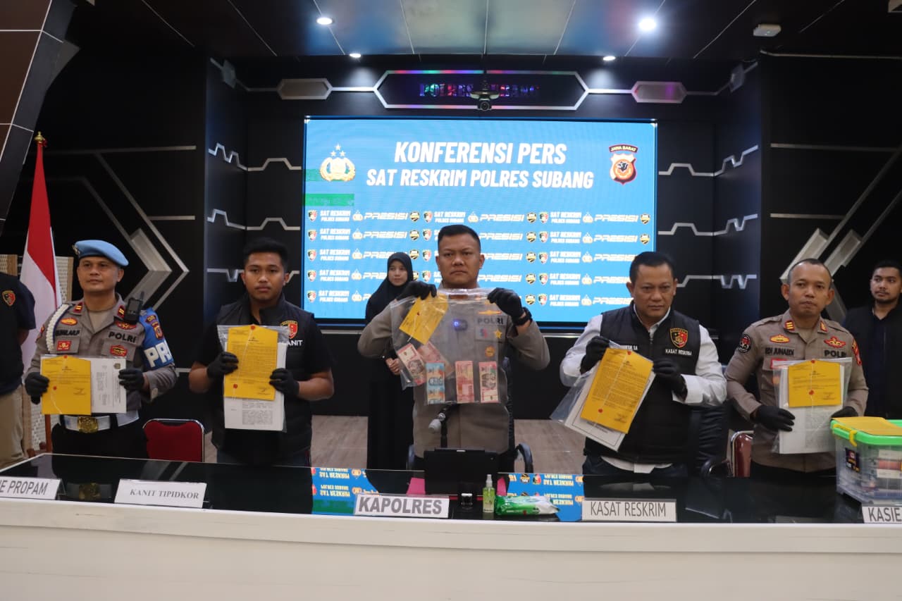 Diduga Korupsi Dana Desa, Kades di Kabupaten Subang,, Dicokok Polisi