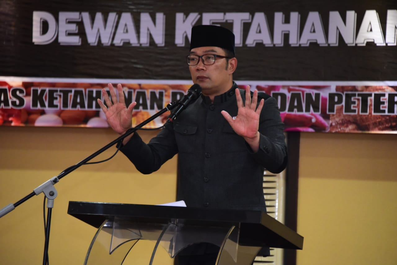 Gubernur Jabar Ridwan Kamil Siapkan Revolusi Ketahanan Pangan di 2019 (foto: Humas Pemprov Jabar)