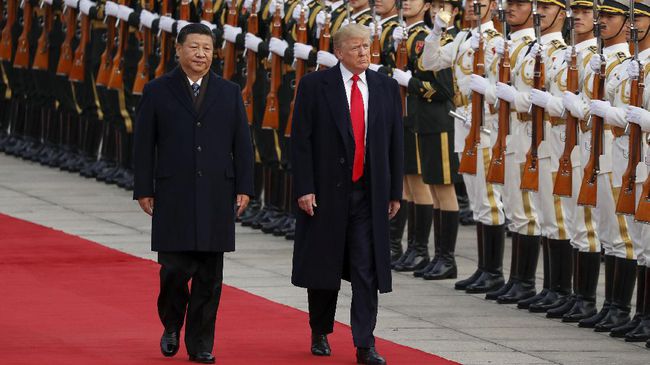 Presiden AS Donald Trump dan Presiden China Xi Jinping. (REUTERS/Damir Sagolj)