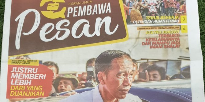 Tabloid 'Pembawa Pesa' (Foto: merdeka.com)