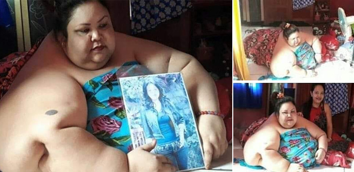 Titi Wati. wanita 350 kg di Palangkaraya. (ndorobeii/pojoksatu.id)