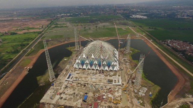 Masjid Terapung Al Jabbar (Foro:galamedianews)