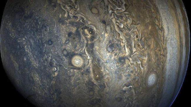 Planet Jupiter (Nasa/SwRI/MSSS/Gerald Eichstädt/Seán Doran/CNNIndonesia)