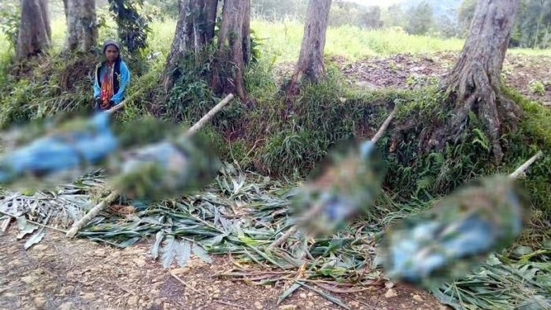 Para korban pembantaian di Papua Nugini (Pills Kolo via ABC/detikcom)