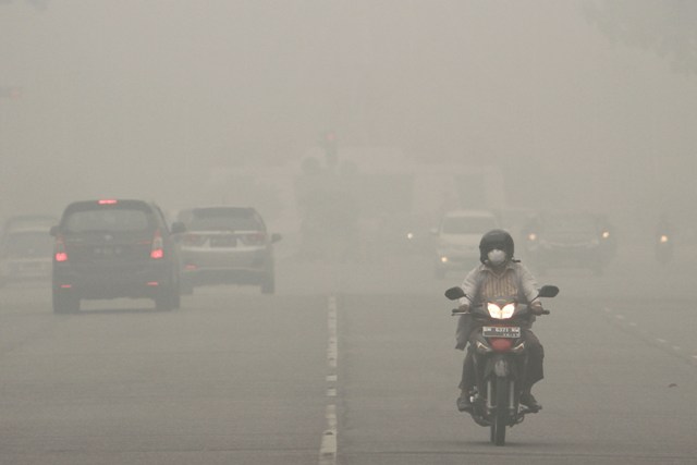 JARAK PANDANG HANYA 100 METER