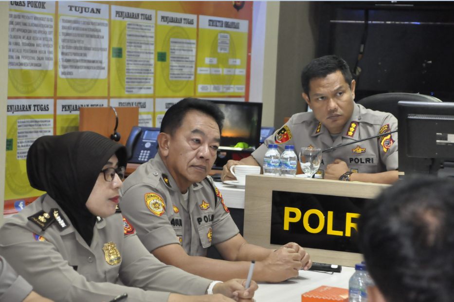 Rapat Kordinasi Polretsa Bandung tentang Polri Peduli Lingkungan (Foto: fattah)