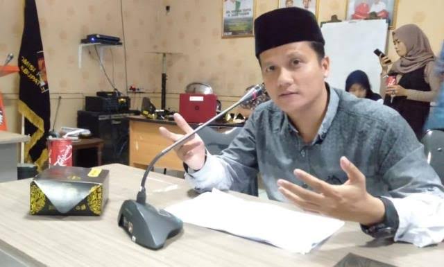 Koordinator Divisi Pengawasan dan Hubungan Antar Lembaga Bawaslu Kabupaten Bandung Hedi Ardia.(Foto: galamedianews.com)

