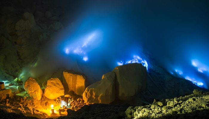 blue fire, Ijen (Foto: source/boombastis)