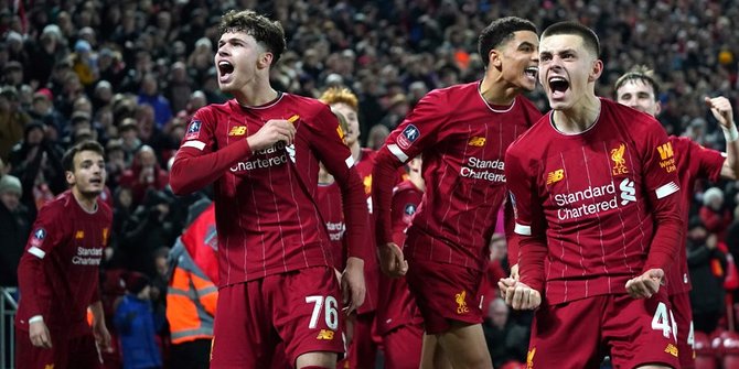 Liverpool vs Shrewsbury Town. ©AP Photo/merdeka.com