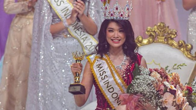 Carla Yules asal Sulawesi Selatan dinobatkan sebagai Miss Indonesia 2020, (foto : Julid Media)