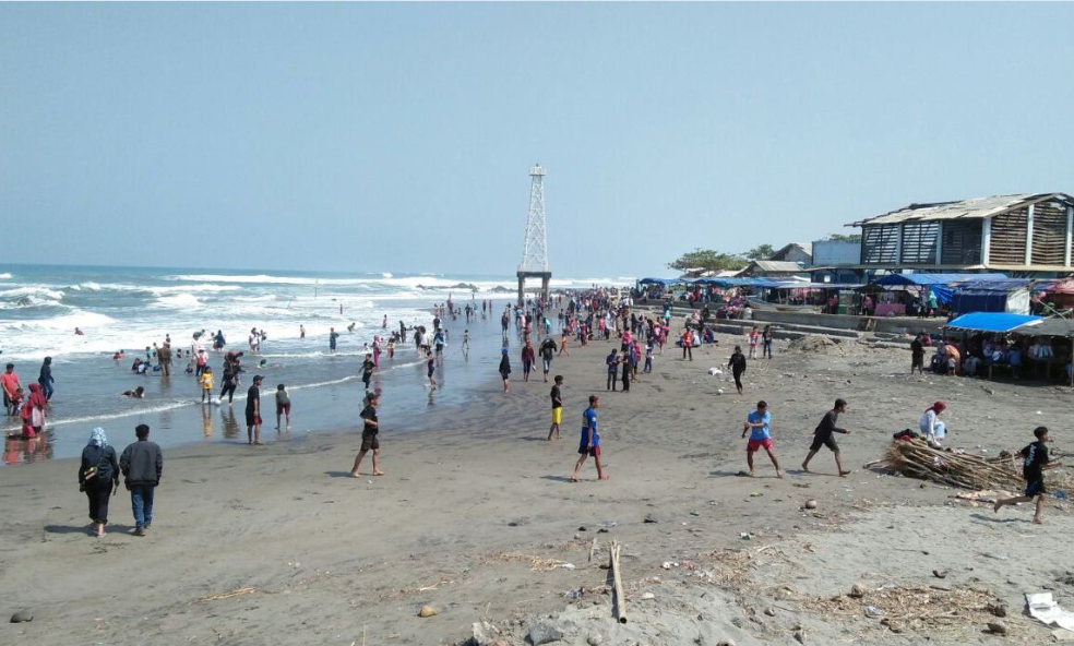 Pantai Jayanti (Foto: Cianjur ekspres/net)