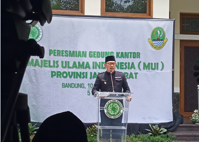 Ridwan Kamil saat di temui di MUI Jabar (Foto: Ardian Resco/dara.co.id)