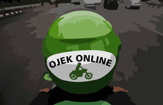 Ilustrasi Ojek Online. (sukabumiupdate.com)