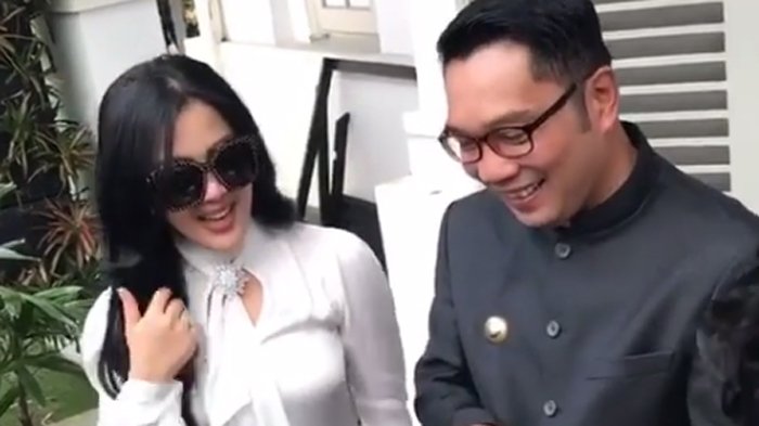 Syahrini dan Ridwan Kamil (Ilustrasi Foto : berita rizal media)