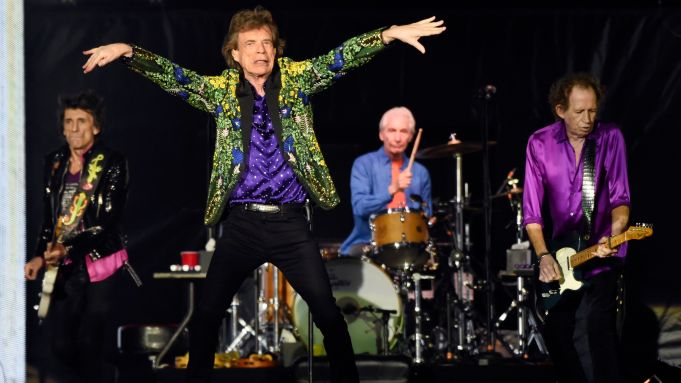 Mandatory Credit: Photo by Chris Pizzello/Invision/AP/Shutterstock (10369713n)
Ron Wood, Mick Jagger, Charlie Watts, Keith Richards. From left, Ron Wood, Mick Jagger, Charlie Watts and Keith Richards of the Rolling Stones perform during their concert at the Rose Bowl, in Pasadena, Calif
The Rolling Stones - , CA, Pasadena, USA - 22 Aug 2019