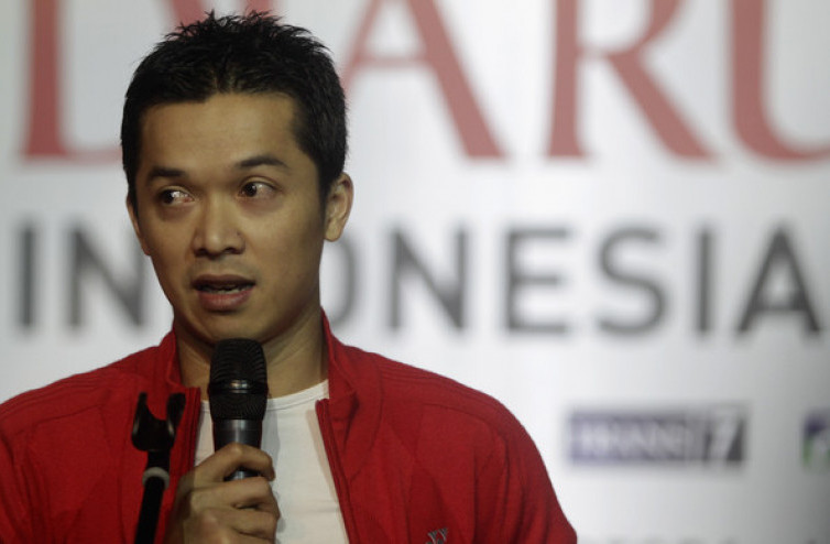 Taufik Hidayat (Foto : Bolaskore)