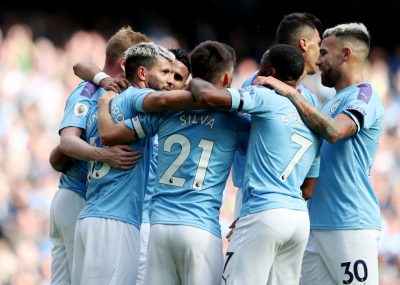 
Manchester City pesta gol, 5-0 ke gawang Burnley, Selasa (23/6/2020). (Foto : akurat.co)
