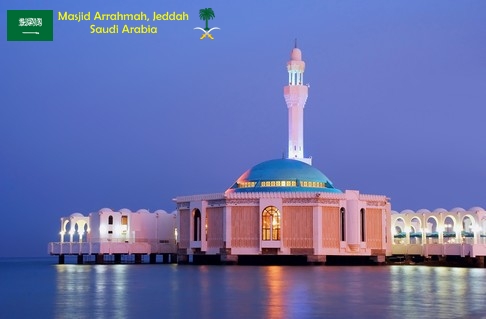 

Masjid terapung laut merah di kota Jeddah Saudi Arabia.(Foto : imageplanet)
