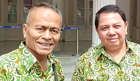 Ketua Umum PWI Pusat Atal S Depari, dan Sekretaris  Mirza Zulhadi (Foto : Humas PWI Pusat)