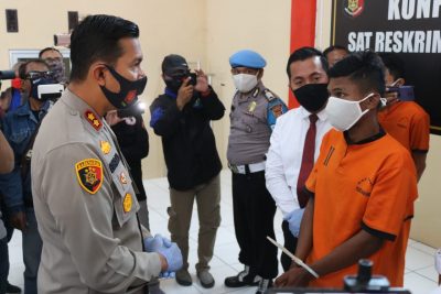 IF (21) pelaku pencabulan anak di bawah umur (baju tahanan) (Foto : Humas Polres Majalengka)