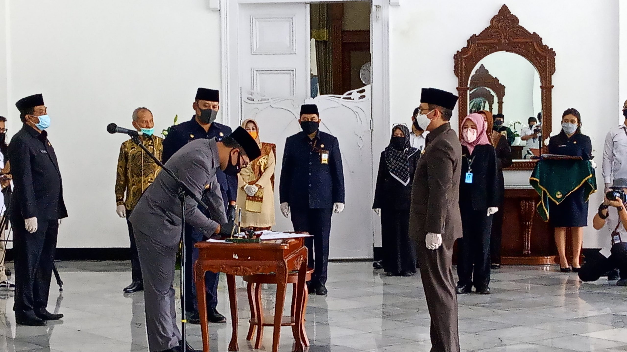 Ridwan Kamil melantik 13 pejabat pratama tinggi (Foto: Ardian Resco)