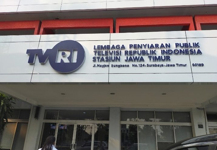 Kantor TVRI Jawa Timur yang terletak di Jalan Mayjen Sungkono, Kota Surabaya. Foto: Google.suarasurabaya.net