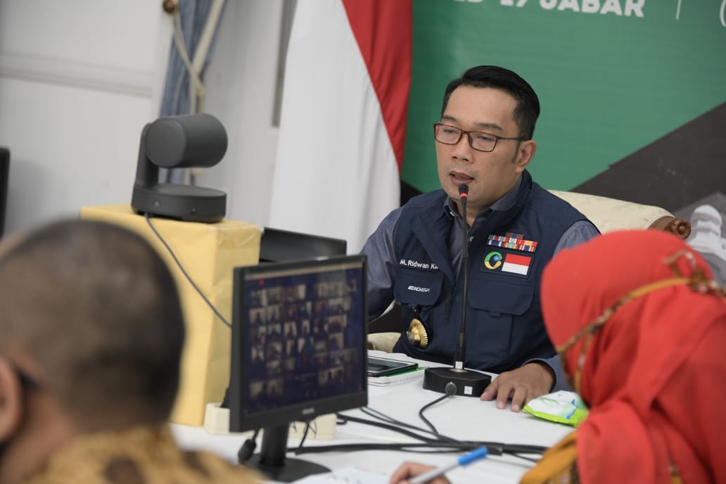 Ridwan Kamil saat menjadi pembicara di Gedung Pakuan (Foto: Humas Pemprov Jabar) 