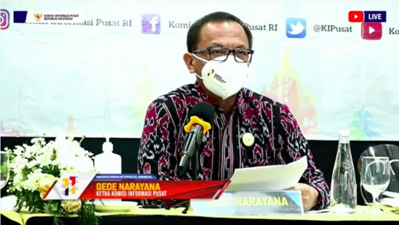 Ketua KI Pusat Gede Narayana (Foto : Humas Kementrian Kominfo)