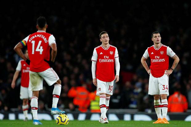 

Arsenal takluk 0-1 saat menjamu Leicester City di Stadion Emirates, London, Minggu (25/10/2020). (Foto : Sindonews)