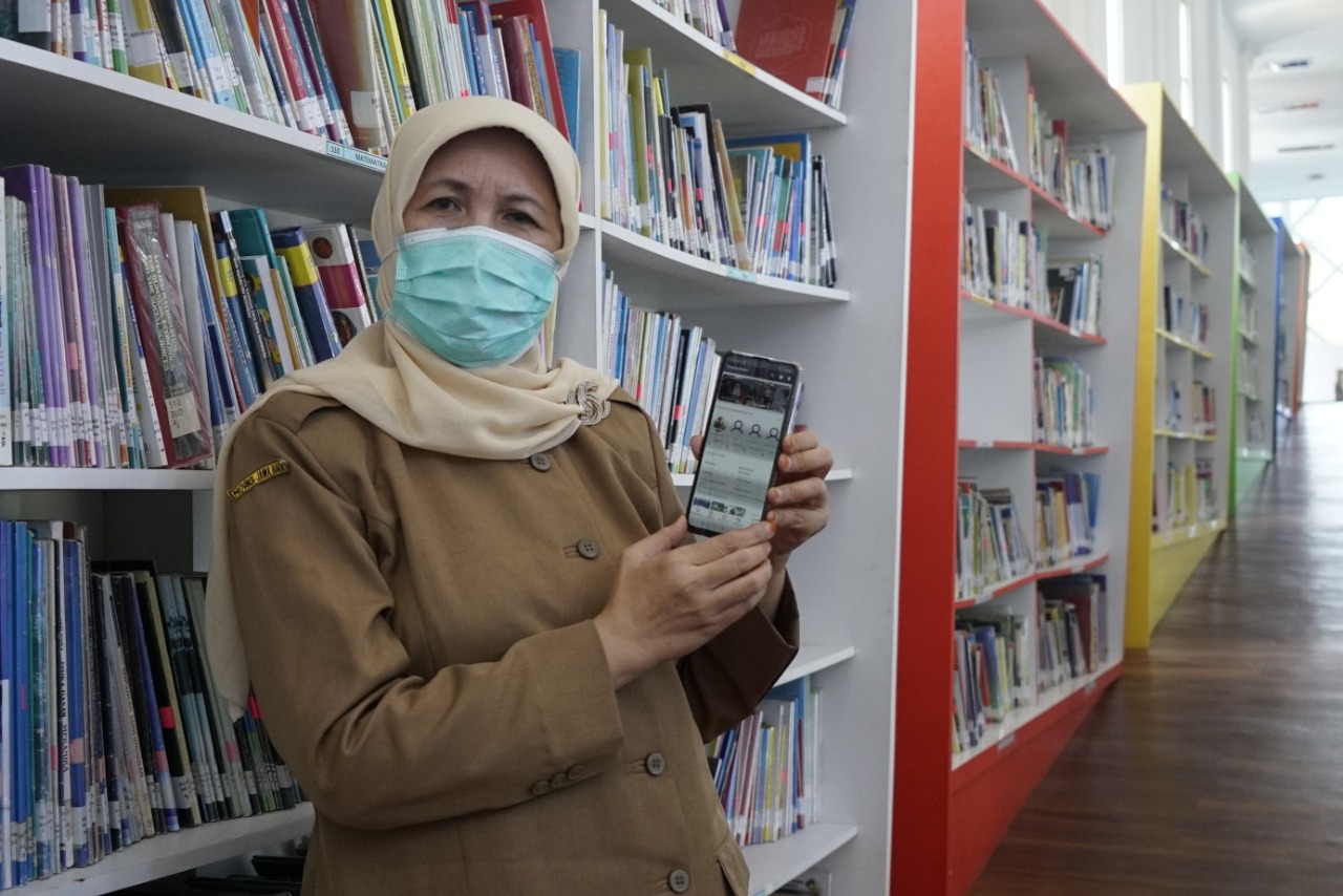 Kepala Dinas Perpustakaan dan Kearsipan Kabupaten Garut, Lisnawati.
