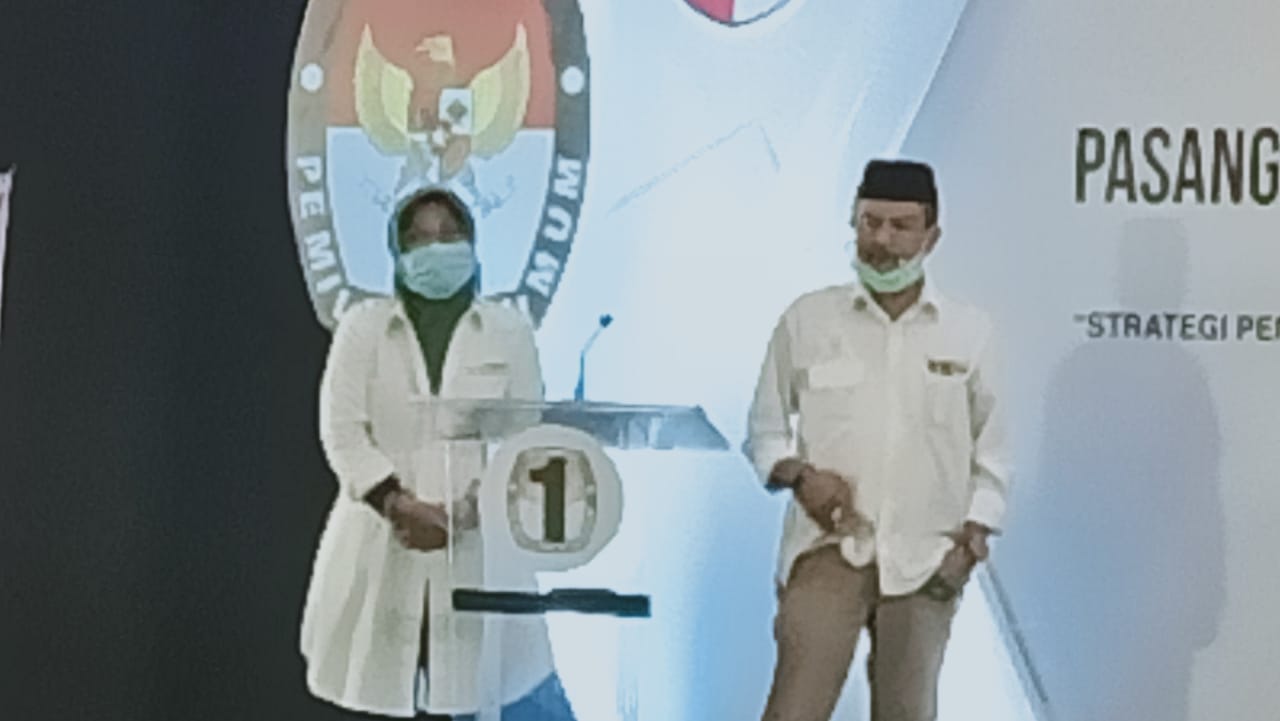 Pasangan NU Pasti Sabilulungan saat debat publik (Foto: Istimewa)