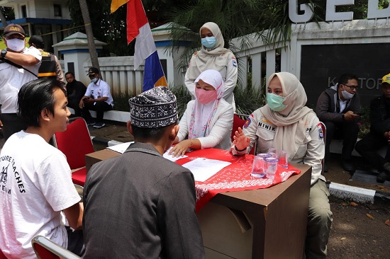 Ilustrasi Razia protokol kesehatan (Foto: Avila/dara.co.id)