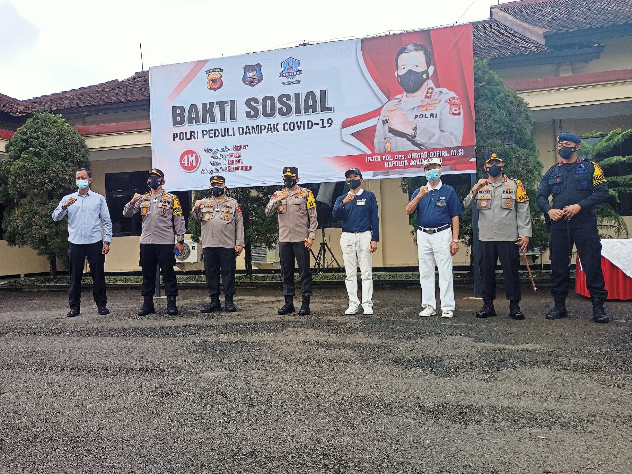 Kunjungan Forkopimda Jabar ke KPU Kabupaten Bandung, beberapa waktu lalu (Foto: Istimewa)