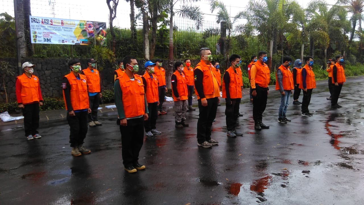 BPBD Sukabumi gelar aksi siaga bencana (Foto: Riri Satiri/dara.co.id)