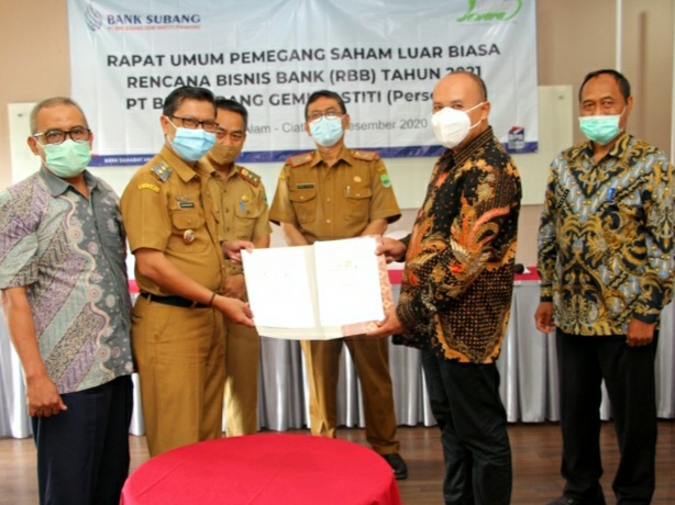 Bank Perkreditan Rakyat Subang Gemi Nastiti gelar Rapat Umum Pemegang Saham (Foto: Yudi/dara.co.id)